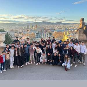 Students take time out to visit Barcelona