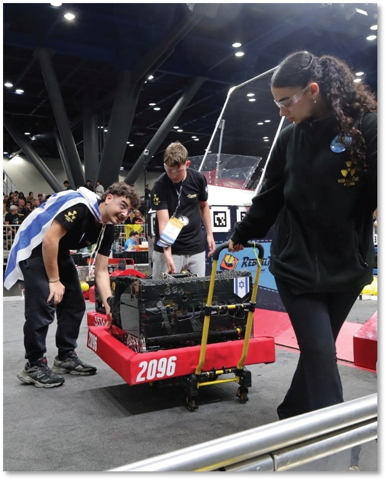 The RoboActive #2096 team competing in Houston