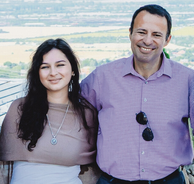 Ukrainian Jewish refugee Sofia Bobrovska has become a published photographer, with World ORT CEO Dov Ben-Shimon