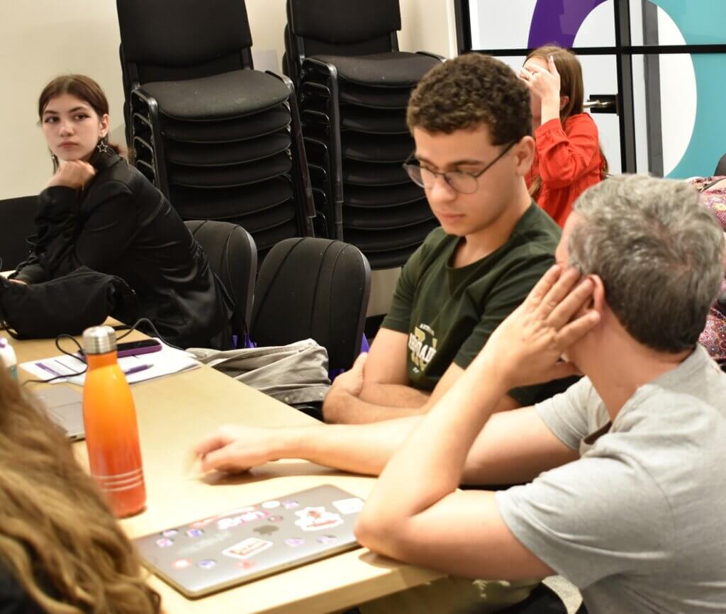 World ORT YEP students discuss questions